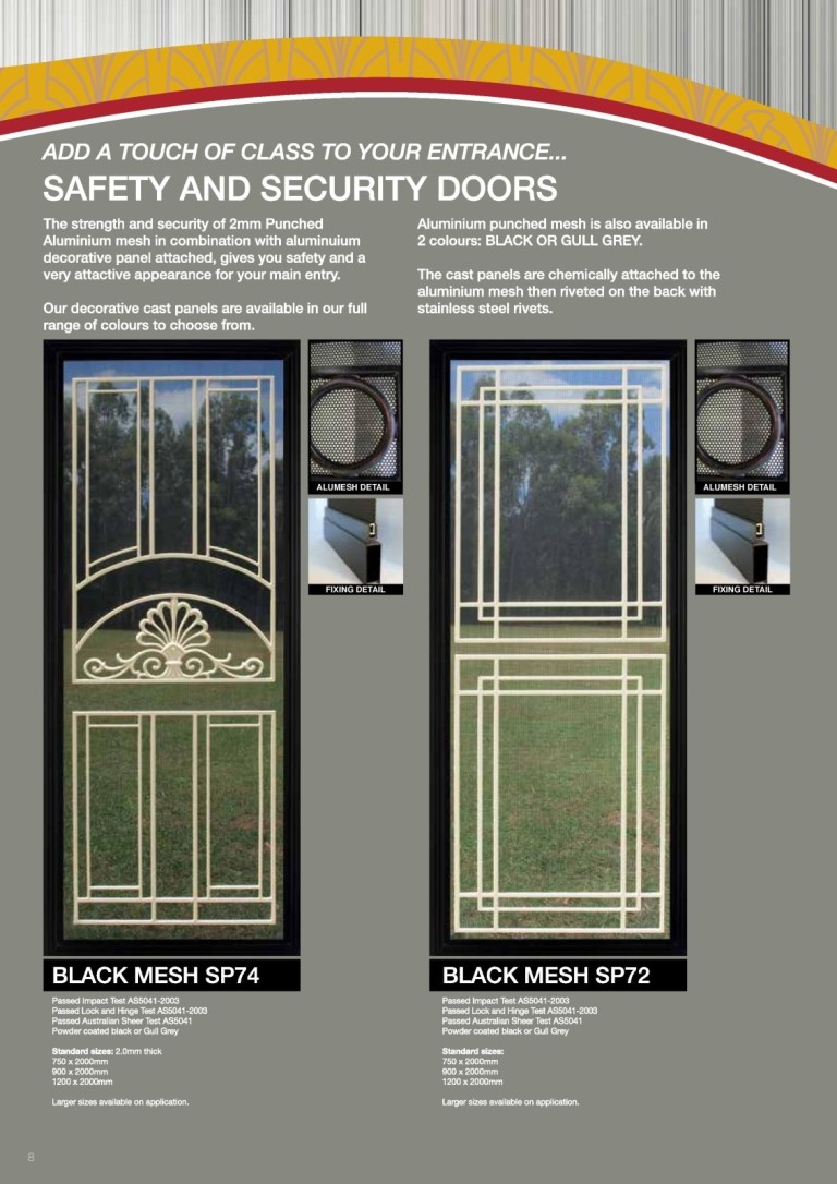 Security Doors Frankston, Mornington Peninsula & Moorabbin